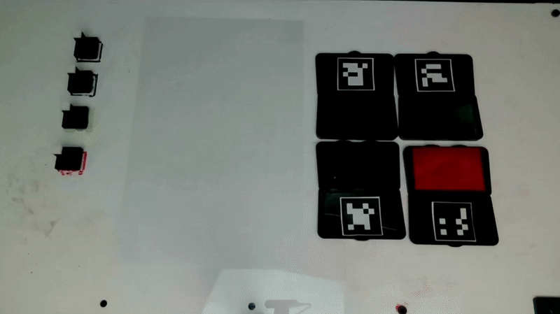 Stamp Pixel art using Franka arm